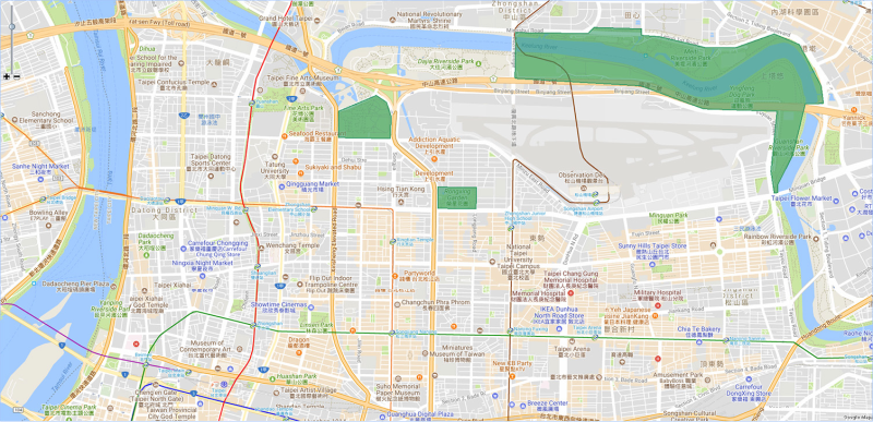 Карта с использованием Google Maps