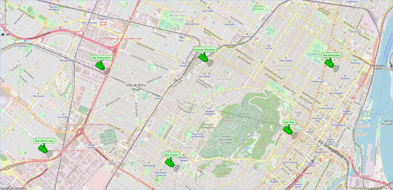 Карта с использованием OpenStreetMap