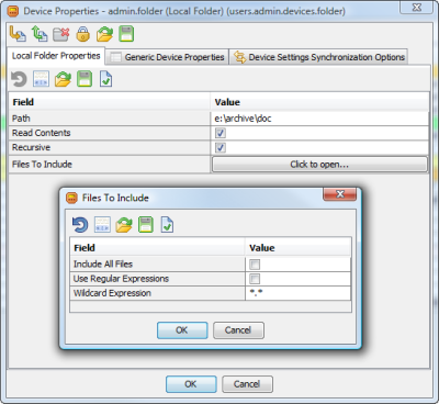 Folder Monitor Configuration