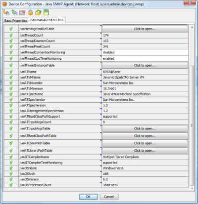 AggreGate Network Manager. Server Self-Monitoring via SNMP