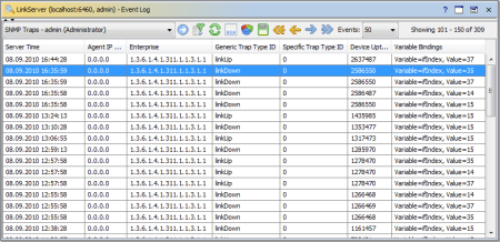 SNMP Traps Event Filter