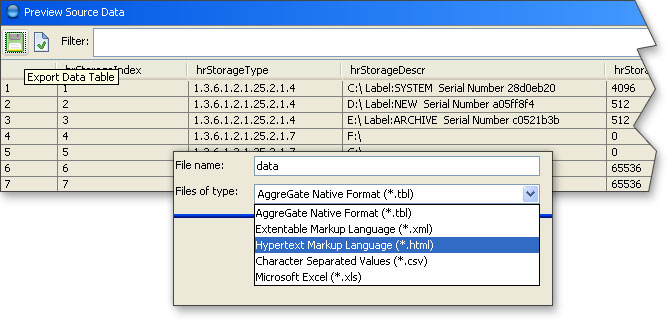 Data Export/Import