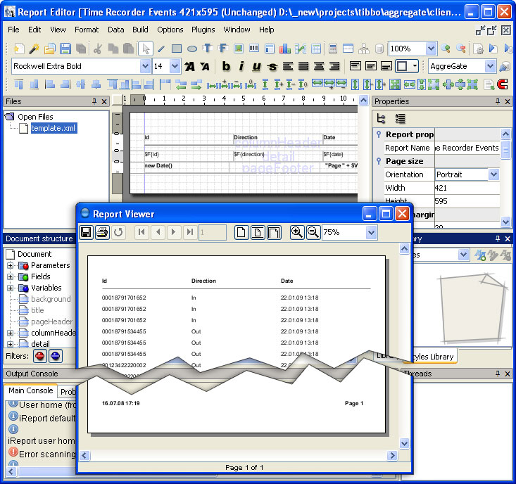 Custom Reports and Embedded Report Editor