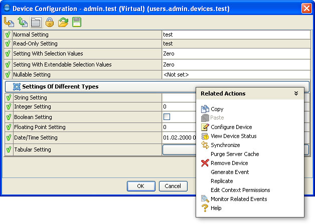 Virtual Device support