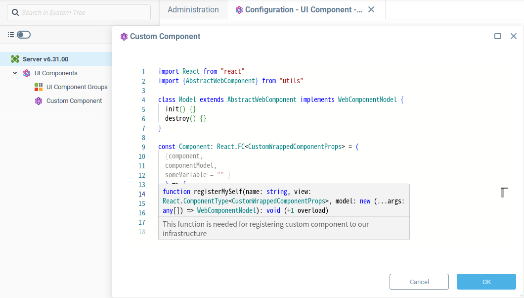 REACT Custom Components