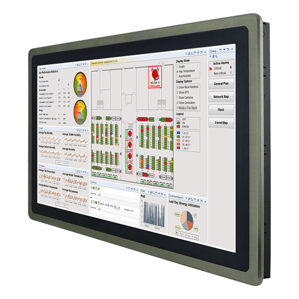 Industrial touch panel with incorporated AggreGate Agent